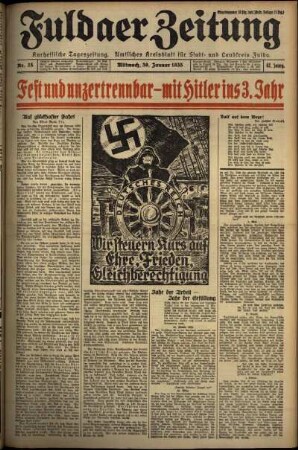 Erste Ausgabe vom Mittwoch, den 30. Januar 1935.