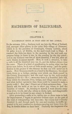 The Macdermots of Ballycloran