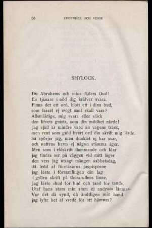 Shylock.