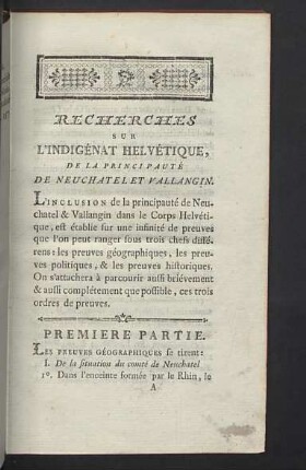 Premiere partie.