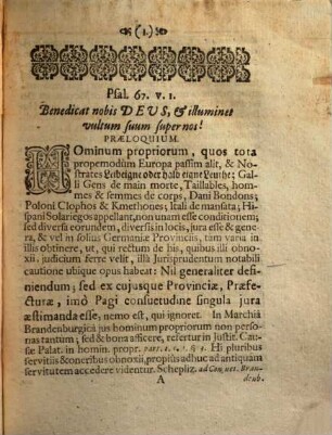 Ferdin. Christophori Harpprechti, U.I.D. Pandectarum in Universitate Tubingensi Prof. Publ. Seren. Würt. Ducis & Divers. Imp. Statuum Consiliarii: Tractatus De Iure Mortuario, In Bonis Defuncti Hominis Proprii, Eius Domino Competente : Vulg'o: Haupt-Recht, Haupt-Fall, [et]c. [et]c.