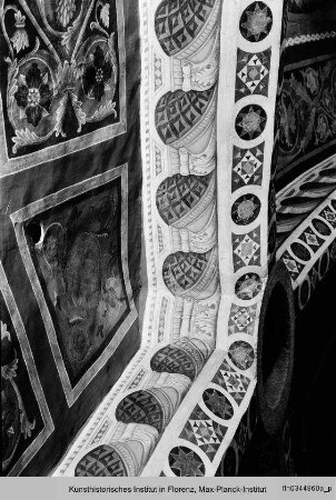Das Heiligengewölbe - Heiligengewölbe: Deesis und hl. Franziskus