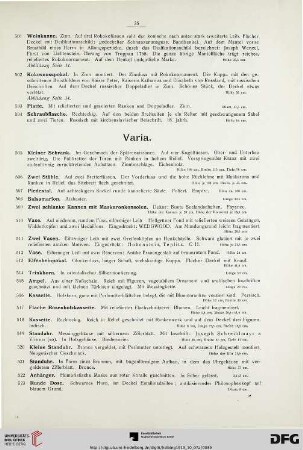 Varia (Nr. 505-547)
