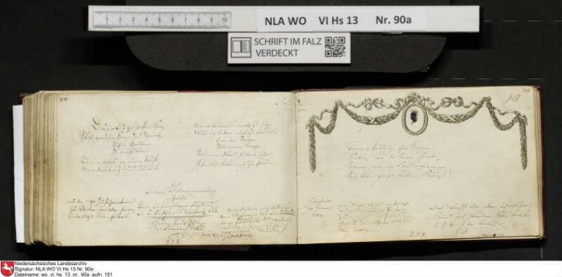 Stammbuch des Ernst Philipp Ludwig Zellmann (1763-1795) aus
                           Braunschweig