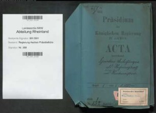 Charakter-Verleihungen als Rechnungsrat an Kgl. Rentmeister. Specialia. Bd. 1