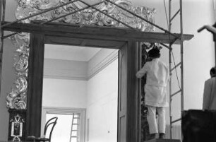 Badischer Kunstverein in der Waldstraße 3. Renovierung der Innenräume