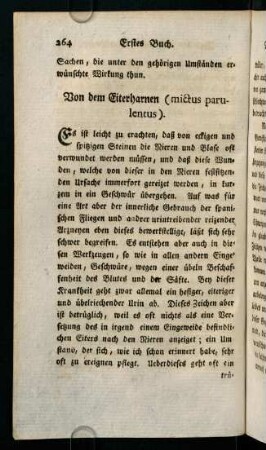 264-272, Von dem Eiterharnen (mictus parulentus)