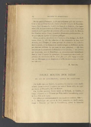 Double mouton d'or inédit