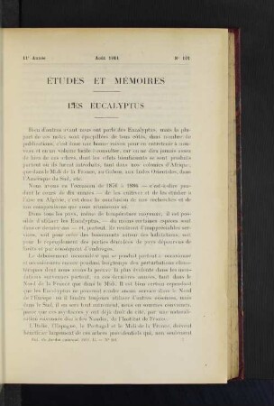 Études Et Mémoires.