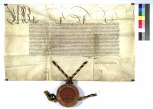 Kaiser Karl V. bestätigt der Stadt Heilbronn (Heilprunn) alle ihre von seinen Vorfahren, römischen Kaisern und Königen, erworbenen Privilegien.