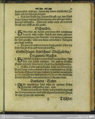 Goldschlager, Kürschner, Weißgärber, Pergamen-Macher