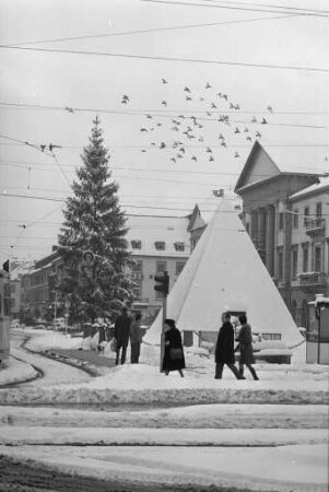 Stärkster Schneefall in Karlsruhe seit 27 Jahren.