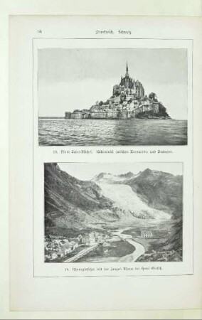 18. Mont Saint-Michel. Küsteninsel zwischen Normandie und Bretagne