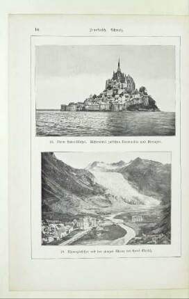 18. Mont Saint-Michel. Küsteninsel zwischen Normandie und Bretagne