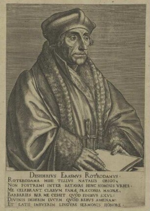 Bildnis des Desiderivs Erasmvs Roterodamvs