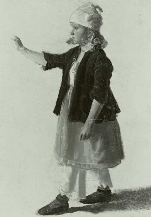 Kleines Mädchen. Studie