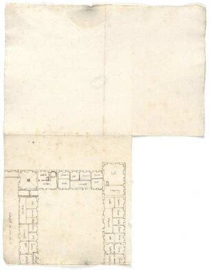 Breitenau, ehem. Kloster, Grundriss der Klausurflügel