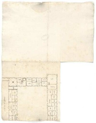 Breitenau, ehem. Kloster, Grundriss der Klausurflügel