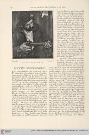 Moderne Grabdenkmäler
