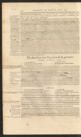 De duobus reis stipulandi & promittendi. Titulus XVII.
