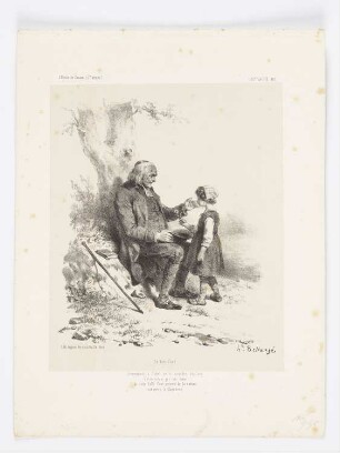 Le bon curé, aus: "L’École de Dessin"