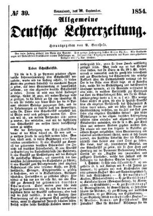 Ueber Schulstatistik