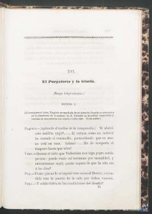 XVI. - El Purgatorio y la Gloria. : (Rasgo trági-cómico.)