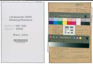 Entnazifizierung Julius Braun , geb. 01.12.1905 (Arbeiter)