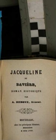 Jacqueline de Bavière, roman historique, 2