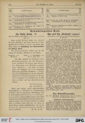 Redaktioneller Teil