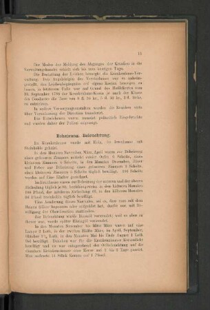 Beheizung. Beleuchtung.