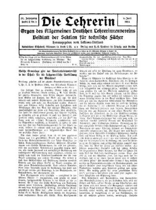 Welche Grundlage gibt der Nadelarbeitsunterricht in der Schule für die fachgewerbliche Ausbildung der Mädchen : Vortrag, gehalten auf der zehnten Generalversammlung des L. P. T. L. in Potsdam 1914 ; (Fortsetzung und Schluß von Nr.5 S.19)