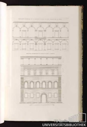 Pl. 70. Elévation Géometrale De La Galerie Du Palais Nicolini, Donnant Sur Le Jardin.