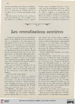 5: Les revendications ouvrières