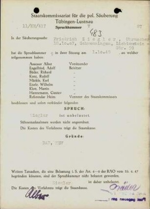 Ziegler, Friedrich