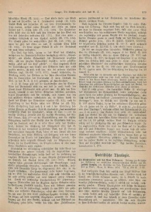 270-272 Patristische Theologie