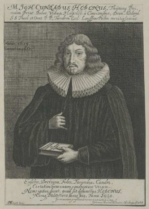 Bildnis des Joh: Conradus Hedenus
