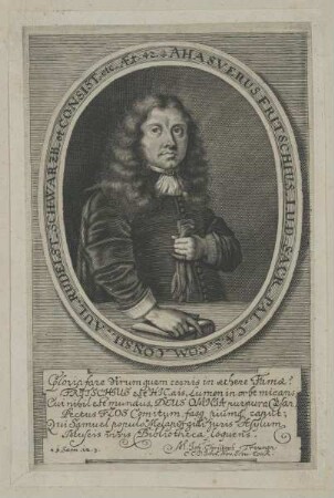Bildnis des Ahasverus Fritschius