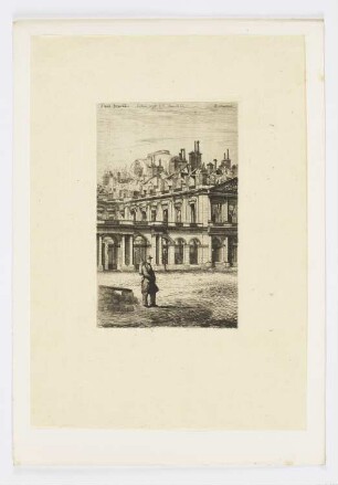 Palais Royal, 26. Mai 1871, aus: "Paris Incendié"