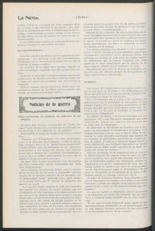 Noticias de la guerra
