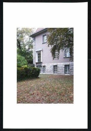 Villa Ostermann, Darmstadt: Ansicht der südlichen Schmalseite, 2009