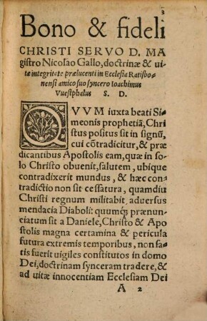 Fides Divi Cyrilli Episcopi Alexandrini, de praesentia Corporis & sanguinis Christi in sacrae coenae communione