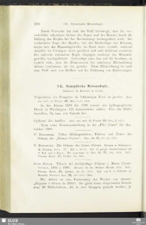 2 K. Synoptische Meteorologie