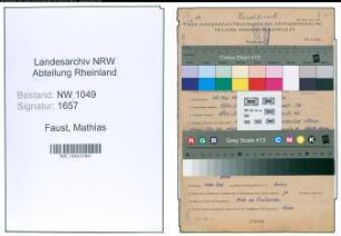 Entnazifizierung Mathias Faust , geb. 28.05.1904 (Buchhalter)