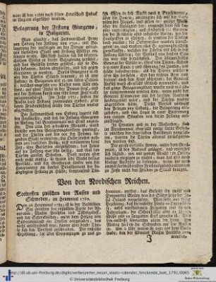 Von den Nordischen Reichen.