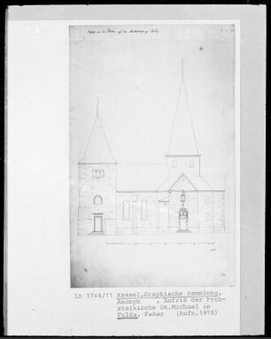 Michaelskapelle in Fulda: Aufriss