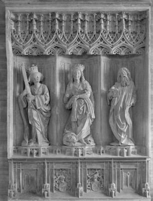 Altar mit den Heiligen Helena, Margaretha und Matthäus