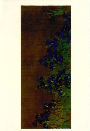 Screen - Iris on gold. By Korin