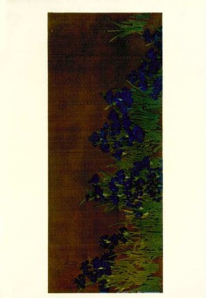 Screen - Iris on gold. By Korin