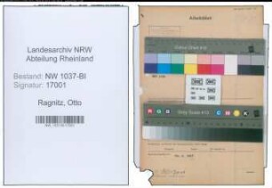 Entnazifizierung Otto Ragnitz , geb. 10.06.1894 (Polizeibeamter)